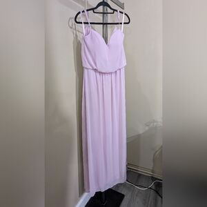 Lavender Chiffon Maxi Dress